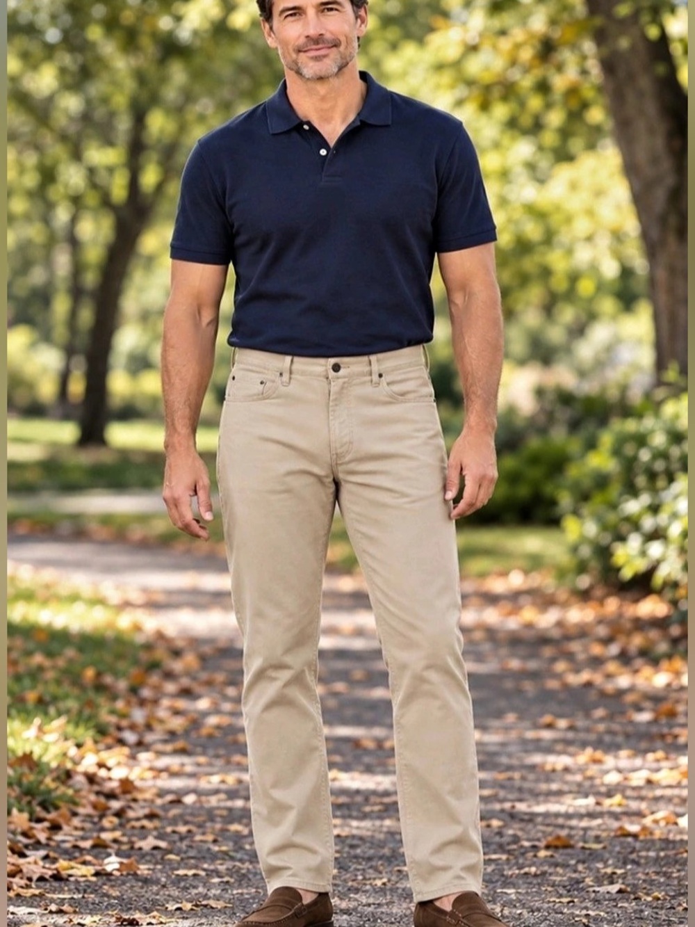 EDWIN Jace Straight-Leg Stretch Pants – Oyster Beige – Men’s 38 – NWT